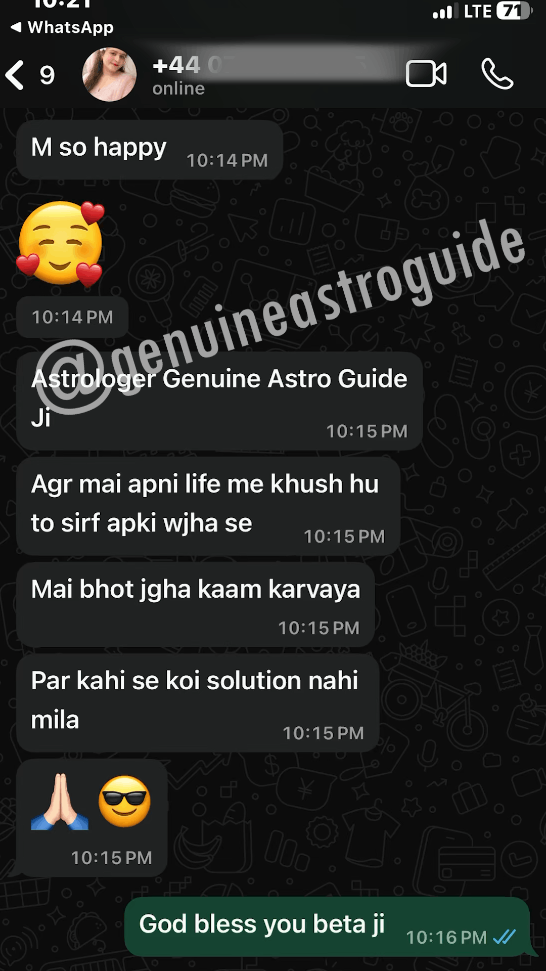 Vedic astrology reading